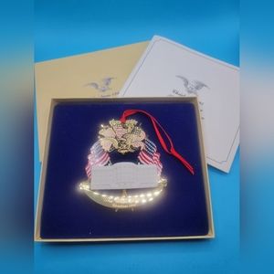 1995 Vintage White House Christmas Ornament